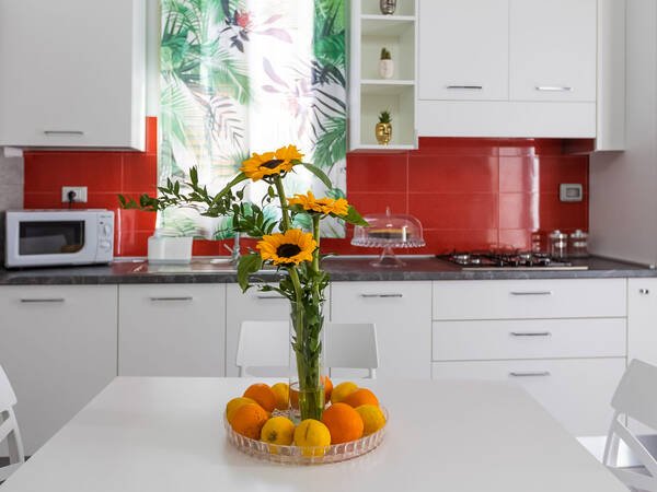 Cucina moderna con tutti i comfort